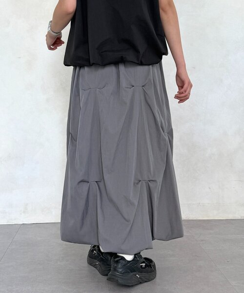 CPCM(シーピーシーエム)の「タックバルーンスカート(スカート・レディース・ブラック/グレー/イエロー/ホワイト・FREE)」の16枚目の写真