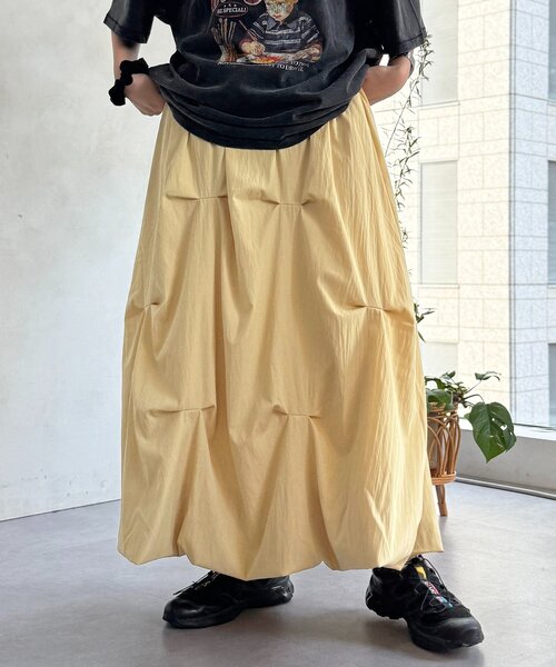 CPCM(シーピーシーエム)の「タックバルーンスカート(スカート・レディース・ブラック/グレー/イエロー/ホワイト・FREE)」の19枚目の写真
