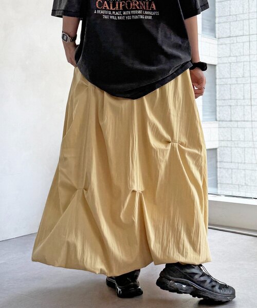 CPCM(シーピーシーエム)の「タックバルーンスカート(スカート・レディース・ブラック/グレー/イエロー/ホワイト・FREE)」の20枚目の写真