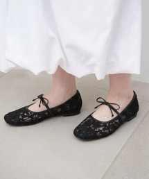 Launa lea（ラウナレア）の「【26春夏】フラワーチュールバレエシューズ(B7612A)（バレエシューズ）」