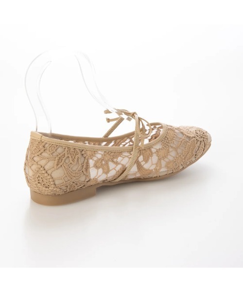 Launa lea(ラウナレア)の「【26春夏】フラワーチュールバレエシューズ(B7612A)(バレエシューズ・レディース・モカ/アイボリー/ブラック・22.0cm/22.5cm/24.0cm/23.0cm/24.5cm/23.5cm/25.0cm)」の7枚目の写真