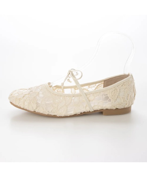 Launa lea(ラウナレア)の「【26春夏】フラワーチュールバレエシューズ(B7612A)(バレエシューズ・レディース・モカ/アイボリー/ブラック・22.0cm/22.5cm/24.0cm/23.0cm/24.5cm/23.5cm/25.0cm)」の12枚目の写真