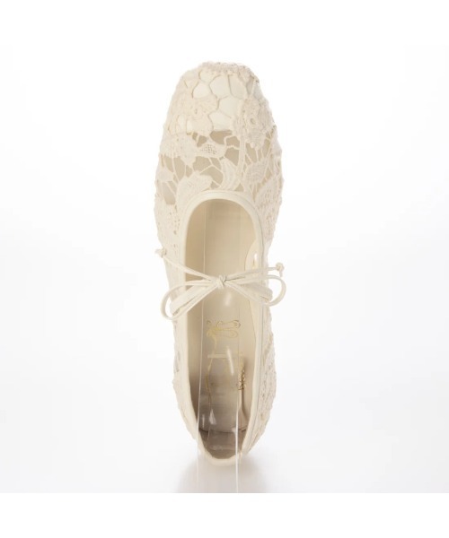 Launa lea(ラウナレア)の「【26春夏】フラワーチュールバレエシューズ(B7612A)(バレエシューズ・レディース・モカ/アイボリー/ブラック・22.0cm/22.5cm/24.0cm/23.0cm/24.5cm/23.5cm/25.0cm)」の14枚目の写真