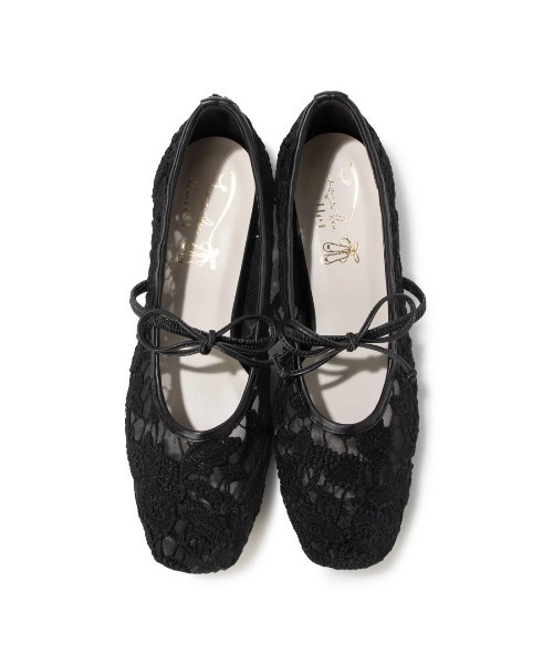 Launa lea(ラウナレア)の「【26春夏】フラワーチュールバレエシューズ(B7612A)(バレエシューズ・レディース・モカ/アイボリー/ブラック・22.0cm/22.5cm/24.0cm/23.0cm/24.5cm/23.5cm/25.0cm)」の16枚目の写真