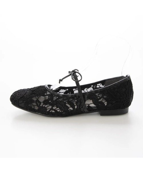 Launa lea(ラウナレア)の「【26春夏】フラワーチュールバレエシューズ(B7612A)(バレエシューズ・レディース・モカ/アイボリー/ブラック・22.0cm/22.5cm/24.0cm/23.0cm/24.5cm/23.5cm/25.0cm)」の18枚目の写真
