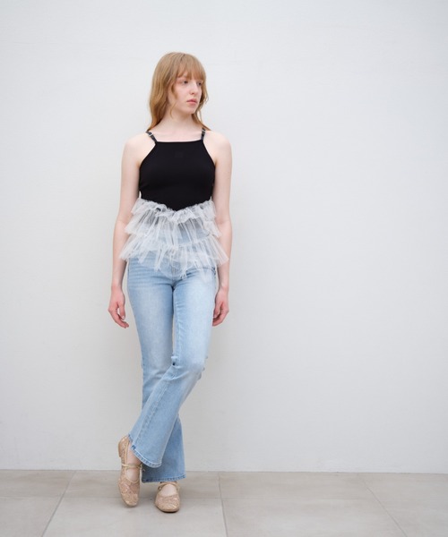 Launa lea(ラウナレア)の「【26春夏】フラワーチュールバレエシューズ(B7612A)(バレエシューズ・レディース・モカ/アイボリー/ブラック・22.0cm/22.5cm/24.0cm/23.0cm/24.5cm/23.5cm/25.0cm)」の21枚目の写真