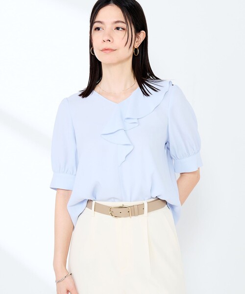 Woshable Jersey Set — полный комплект из джерси, асимметричная блуза