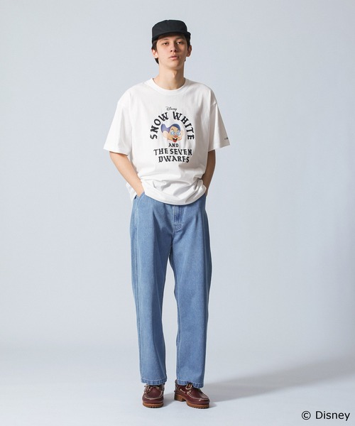 Disney（ディズニー）の「Snow White / Dwafs S/S TEE（Tシャツ/カットソー・メンズ・イエロー/ブラック/ホワイト・M/XL/L）」の4枚目の写真
