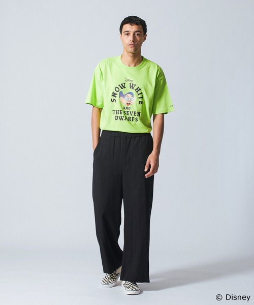 Disney（ディズニー）の「Snow White / Dwafs S/S TEE（Tシャツ/カットソー・メンズ・イエロー/ブラック/ホワイト・M/XL/L）」の7枚目の写真