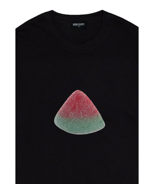 BORN SLIPPY（ボーンスリッピー）の「Watermelon Jelly T-shirt (Black)（Tシャツ/カットソー・レディース・その他・FREE）」の3枚目の写真