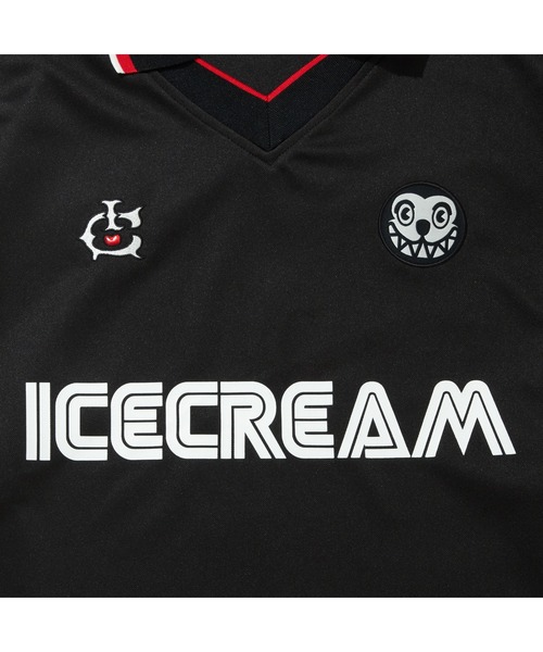 ICECREAM(アイスクリーム)の「LS FOOTBALL SHIRT(Tシャツ/カットソー・メンズ・ブラック/ホワイト・LARGE/MEDIUM)」の10枚目の写真
