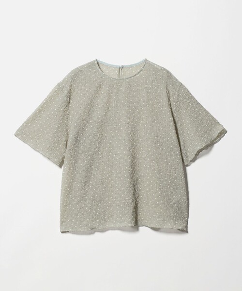 BEAUTY&YOUTH UNITED ARROWS(ビューティーアンドユースユナイテッドアローズ)の「ドットシアー ショートスリーブ ブラウス ウォッシャブル(シャツ/ブラウス・レディース・ライム/ホワイト/ブラック・FREE)」の20枚目の写真