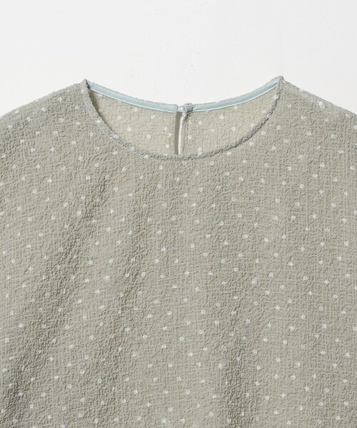 BEAUTY&YOUTH UNITED ARROWS(ビューティーアンドユースユナイテッドアローズ)の「ドットシアー ショートスリーブ ブラウス ウォッシャブル(シャツ/ブラウス・レディース・ライム/ホワイト/ブラック・FREE)」の22枚目の写真