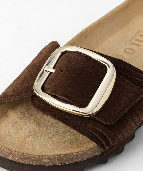 FREAK'S STORE（フリークスストア）の「限定展開 VINILO/ヴィニーロ バックルベルトサンダル[36～38サイズ展開]（サンダル・レディース・ブラック/ベージュ/ダークブラウン・36/38/37）」の16枚目の写真