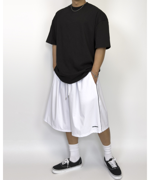PACIENCIA(パシエンシア)の「無地オーバーサイズスラブ半袖BLACK(Tシャツ/カットソー・メンズ・その他・LARGE/X-LARGE/XX-LARGE)」の3枚目の写真