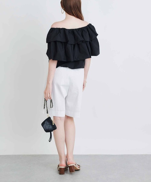 PICCIN PERLA（ピッチンペルラ）の「フラフィーブラウス（シャツ/ブラウス・レディース・ブラック/オフホワイト・M）」の16枚目の写真