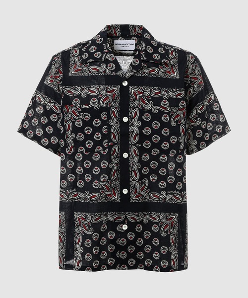 NOMA t.d.（ノーマティーディー）の「Paisley Summer Shirt（シャツ/ブラウス・メンズ・ブラウン/ネイビー/ホワイト・3/4）」の3枚目の写真