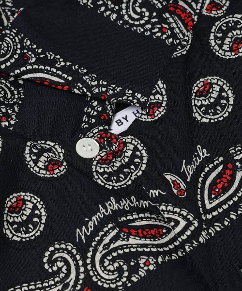 NOMA t.d.（ノーマティーディー）の「Paisley Summer Shirt（シャツ/ブラウス・メンズ・ブラウン/ネイビー/ホワイト・3/4）」の5枚目の写真