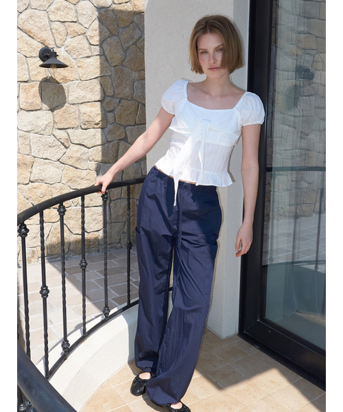 ETMON（エトモン）の「Pocket Rivet Pants, Navy（その他パンツ・レディース・その他・F）」の2枚目の写真