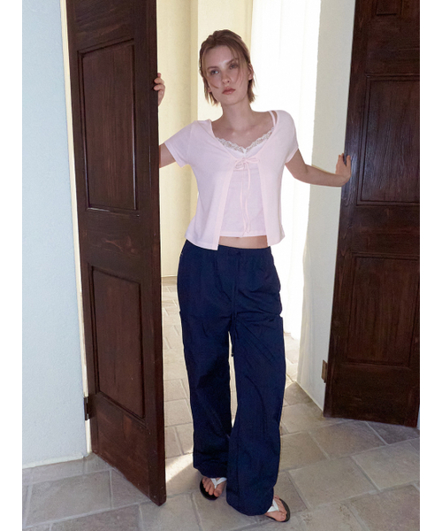 ETMON（エトモン）の「Pocket Rivet Pants, Navy（その他パンツ・レディース・その他・F）」の3枚目の写真