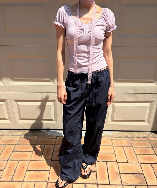 ETMON（エトモン）の「Pocket Rivet Pants, Navy（その他パンツ・レディース・その他・F）」の8枚目の写真
