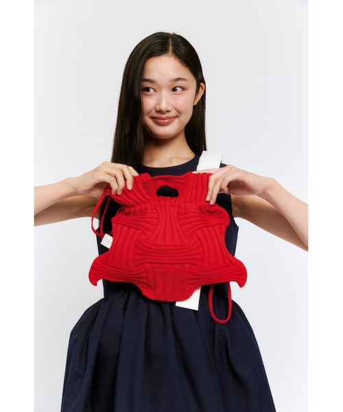 PLEATSMAMA(プリーツママ)の「【PLEATSMAMA(プリーツママ)】WISH BAG(トートバッグ・レディース・ブラウン/レッド/ダークパープル/ワインレッド/ベージュ系その他2・FREE)」の4枚目の写真