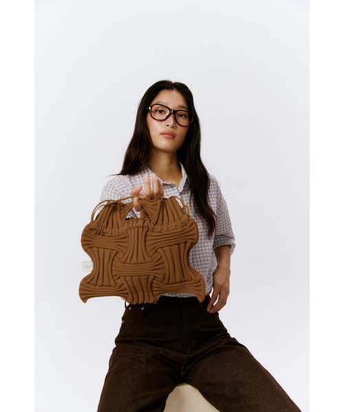 PLEATSMAMA(プリーツママ)の「【PLEATSMAMA(プリーツママ)】WISH BAG(トートバッグ・レディース・ブラウン/レッド/ダークパープル/ワインレッド/ベージュ系その他2・FREE)」の18枚目の写真