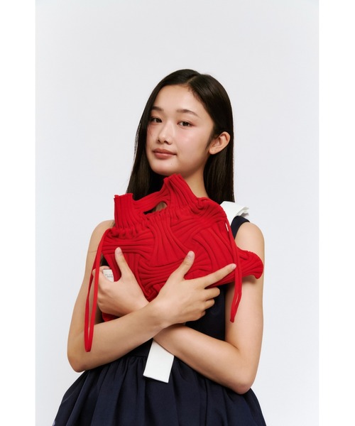 PLEATSMAMA(プリーツママ)の「【PLEATSMAMA(プリーツママ)】WISH BAG(トートバッグ・レディース・ブラウン/レッド/ダークパープル/ワインレッド/ベージュ系その他2・FREE)」の10枚目の写真