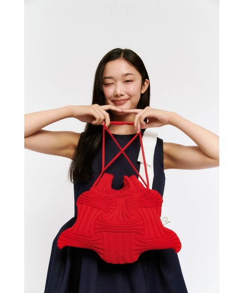 PLEATSMAMA(プリーツママ)の「【PLEATSMAMA(プリーツママ)】WISH BAG(トートバッグ・レディース・ブラウン/レッド/ダークパープル/ワインレッド/ベージュ系その他2・FREE)」の8枚目の写真