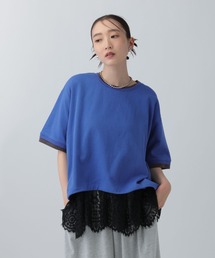 LEPSIM | 配色リブプルオーバーSS　687249(Tシャツ/カットソー)