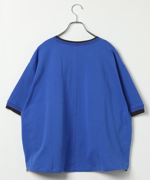 LEPSIM(レプシィム)の「配色リブプルオーバーSS 687249(Tシャツ/カットソー・レディース・グレイッシュベージュ/ブルー/ブラウン/ブラック・FREE)」の15枚目の写真