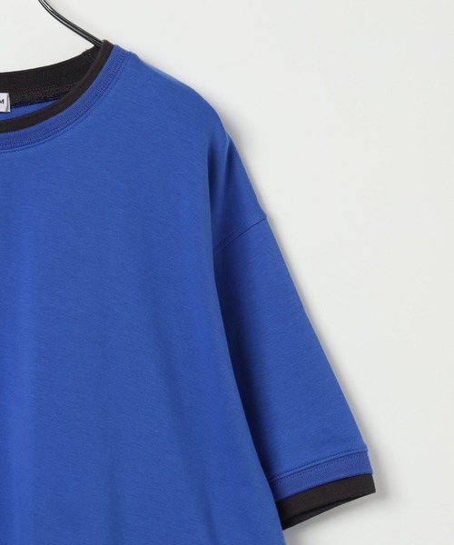 LEPSIM(レプシィム)の「配色リブプルオーバーSS 687249(Tシャツ/カットソー・レディース・グレイッシュベージュ/ブルー/ブラウン/ブラック・FREE)」の9枚目の写真
