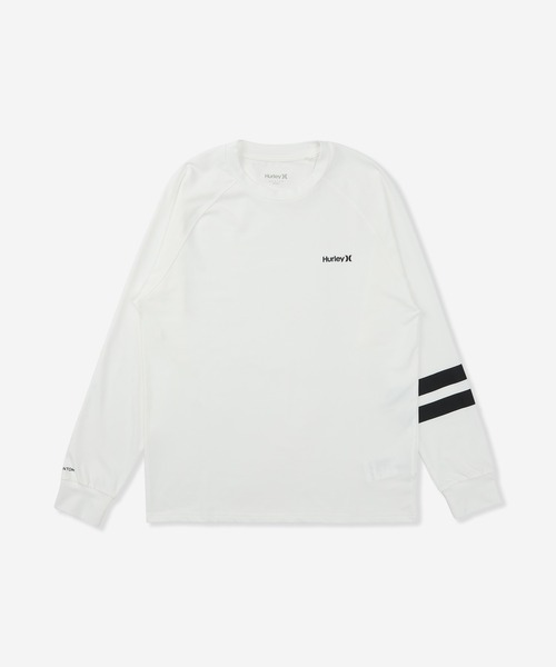 Hurley （ハーレー）の「【Hurley:ハーレー】ファントムアスレティックウェアロングTシャツ　PHANTOM PP ATHLETIC LS TEE（Tシャツ/カットソー・メンズ・ホワイト/ブラック・LARGE/MEDIUM/SMALL/X-LARGE）」の2枚目の写真