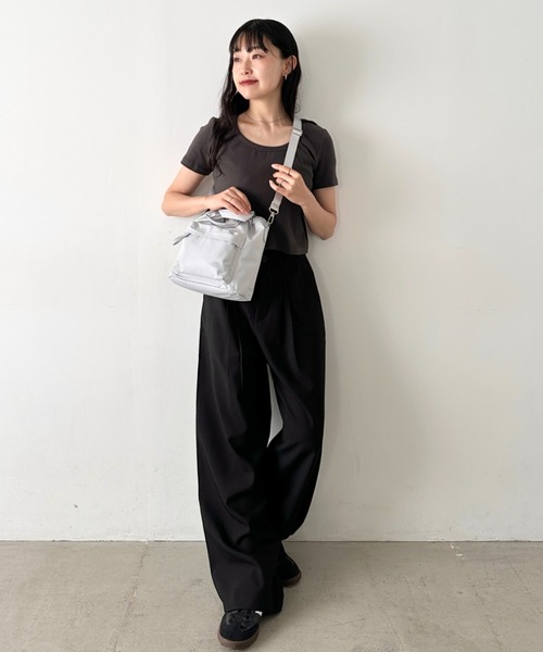 THE NORTH FACE(ザノースフェイス)の「THE NORTH FACE(ザ・ノースフェイス)/2WAY ショルダーバッグ ロゴプリント トラベルバケットバッグ/TRAVEL BUCKET BAG(ショルダーバッグ・レディース・レッド/ブラック/ライトグレー・FREE)」の16枚目の写真