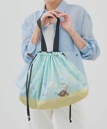 MOOMIN（ムーミン）の「ムーミン コラボ moomin レインバッグカバー エコバッグ トートバッグ サブバッグ 2way 雨対策 かけっこリトルミイ（トートバッグ）」
