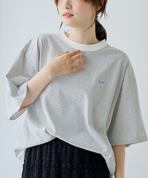 【UVカット・接触冷感・吸水速乾・遮熱性】Penneys × WELLTECT 別注細ボーダーTシャツ