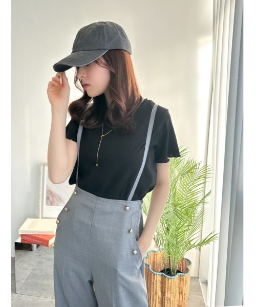 fifth(フィフス)の「シンプルメロー半袖カットソー(Tシャツ/カットソー・レディース・グレー/ブラック/ホワイト・M)」の22枚目の写真