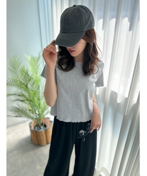fifth(フィフス)の「シンプルメロー半袖カットソー(Tシャツ/カットソー・レディース・グレー/ブラック/ホワイト・M)」の16枚目の写真