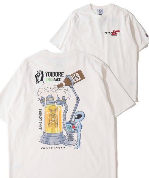ADPOSION(アドポーション)の「【YOIDORE】月刊ムー コラボ TEE(Tシャツ/カットソー・メンズ・ライトグリーン/ホワイト/ブラック・MEDIUM/X-LARGE/LARGE)」の2枚目の写真