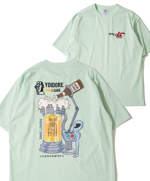 ADPOSION(アドポーション)の「【YOIDORE】月刊ムー コラボ TEE(Tシャツ/カットソー・メンズ・ライトグリーン/ホワイト/ブラック・MEDIUM/X-LARGE/LARGE)」の3枚目の写真