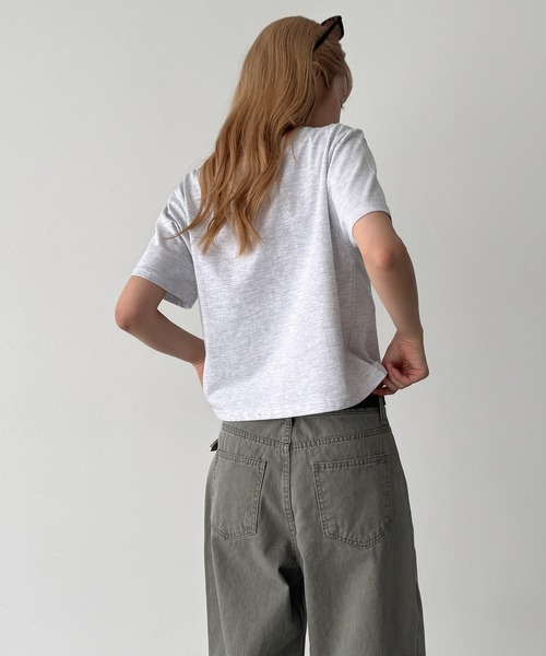CANAL JEAN(キャナルジーン)の「El mar GREECE コンパクトTシャツ(Tシャツ/カットソー・レディース・アッシュ/ホワイト・ONE SIZE)」の10枚目の写真