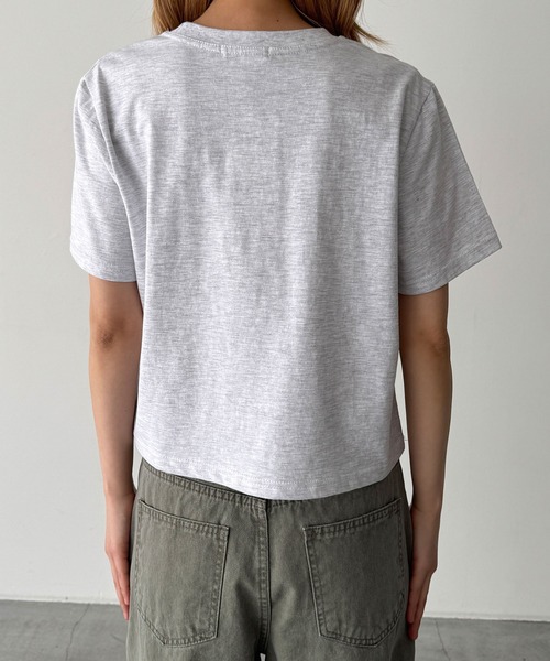 CANAL JEAN(キャナルジーン)の「El mar GREECE コンパクトTシャツ(Tシャツ/カットソー・レディース・アッシュ/ホワイト・ONE SIZE)」の3枚目の写真