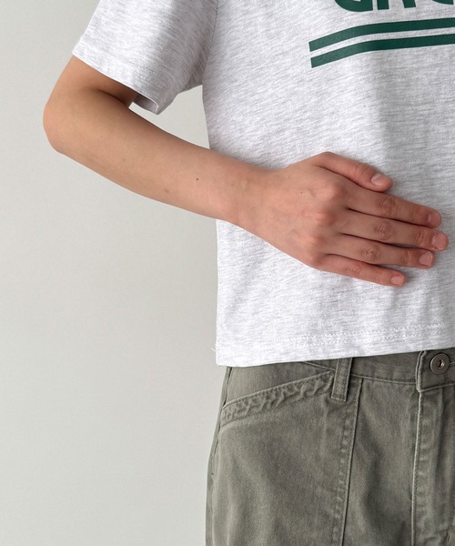 CANAL JEAN(キャナルジーン)の「El mar GREECE コンパクトTシャツ(Tシャツ/カットソー・レディース・アッシュ/ホワイト・ONE SIZE)」の5枚目の写真