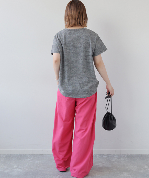 JOURNAL STANDARD relume(ジャーナルスタンダード レリューム)の「接触冷感 / UVカット / 撥水 / ナイロンワイドパンツ(その他パンツ・レディース・チャコールグレー/ボルドー/ピンク/ブラウン・38/36)」の18枚目の写真