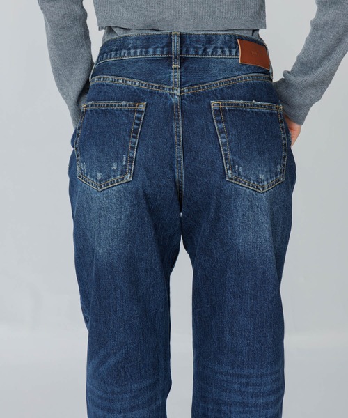 SENEE(セニー)の「vintage straight low waist denim(ビンテージストレートローウエストデニム)(デニムパンツ・レディース・ブルー/インディゴブルー・MEDIUM/SMALL/LARGE)」の8枚目の写真