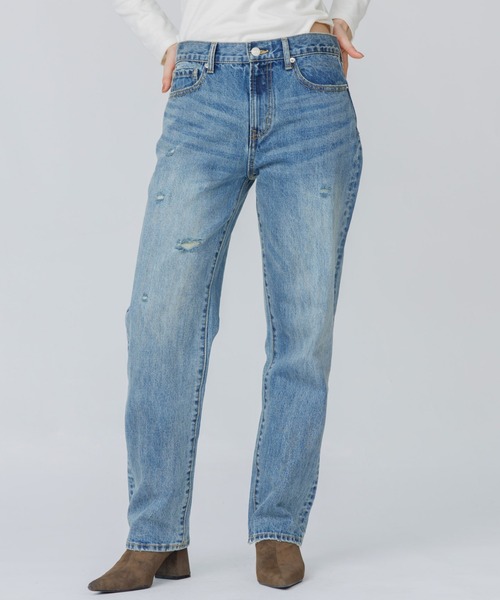 SENEE(セニー)の「vintage straight low waist denim(ビンテージストレートローウエストデニム)(デニムパンツ・レディース・ブルー/インディゴブルー・MEDIUM/SMALL/LARGE)」の21枚目の写真