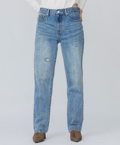 SENEE(セニー)の「vintage straight low waist denim(ビンテージストレートローウエストデニム)(デニムパンツ・レディース・ブルー/インディゴブルー・MEDIUM/SMALL/LARGE)」の22枚目の写真