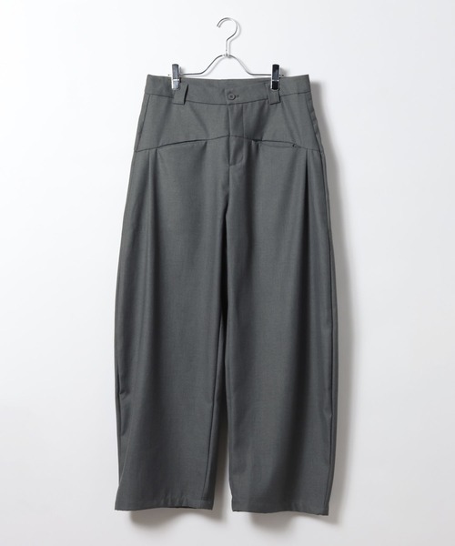 LAND MUSEUM(ランドミュージアム)の「LAND MUSEUM/デザインバレルパンツ(スラックス・メンズ・ブラック/グレー・LARGE/MEDIUM)」の13枚目の写真