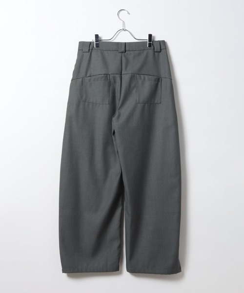 LAND MUSEUM(ランドミュージアム)の「LAND MUSEUM/デザインバレルパンツ(スラックス・メンズ・ブラック/グレー・LARGE/MEDIUM)」の14枚目の写真
