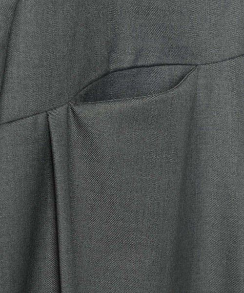 LAND MUSEUM(ランドミュージアム)の「LAND MUSEUM/デザインバレルパンツ(スラックス・メンズ・ブラック/グレー・LARGE/MEDIUM)」の16枚目の写真